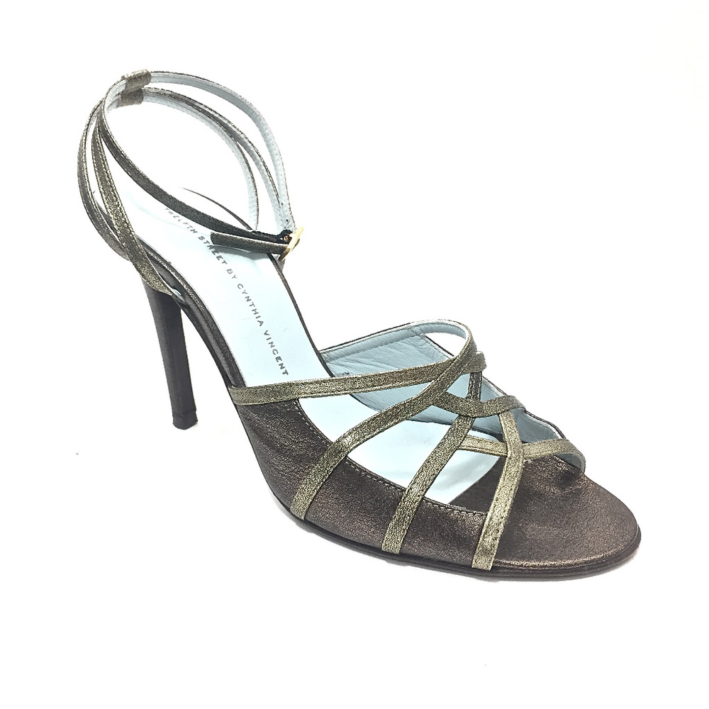 ✨ Twelfth Street/Cynthia Vincent Bronze Heels Sz 9